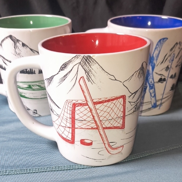 Tim Hortons Mountain Adventure Mug Trio - Skiing Hockey & Canoe - Picture 14 of 16